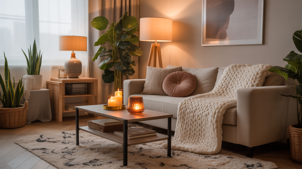 a cozy living room with a chunky knit th dlvZRaYrTlu6bqrORqL0oQ pfTR5IM TiO2SRk0cbbXxQ