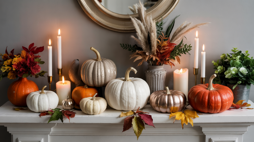 a styled mantel with a mix of real and f x1 zG7zwT1Cq6uxWCKPF5Q k1HitADCRUGJwQ0PjFj8sw