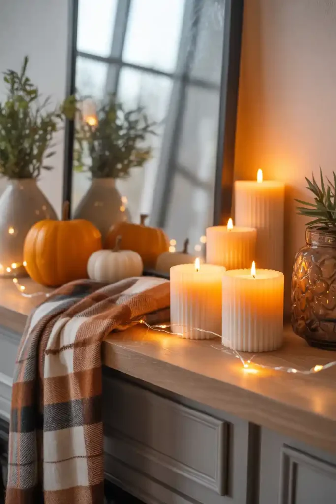 Cozy Fall Mantel Decor Without Spending Much