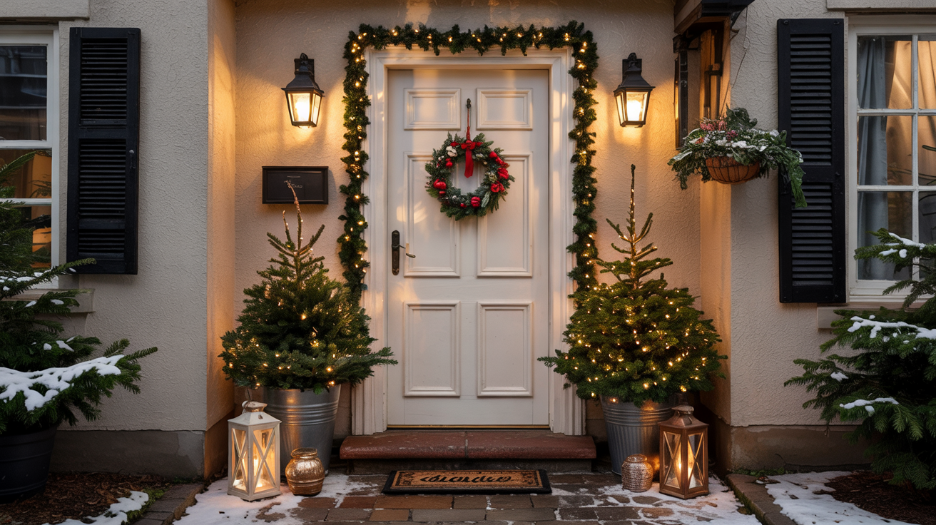 7 Christmas Decorations for the Front Door: Festive Ideas to Welcome Guests in Style 1 front door decore for christmas
