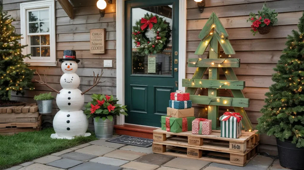 7 Christmas Decorations for the Front Door: Festive Ideas to Welcome Guests in Style 4 handmade christmas porch decorations a p TmDZJy4sTuCQCa1cnAosng QU9PfTOBSxm2fyJuoquoWg