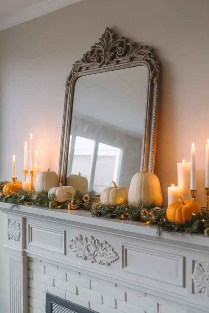 step by step decoration of a mantel 1
