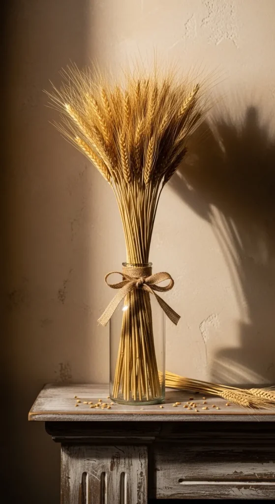 A Simple Bundle of Dried Wheat