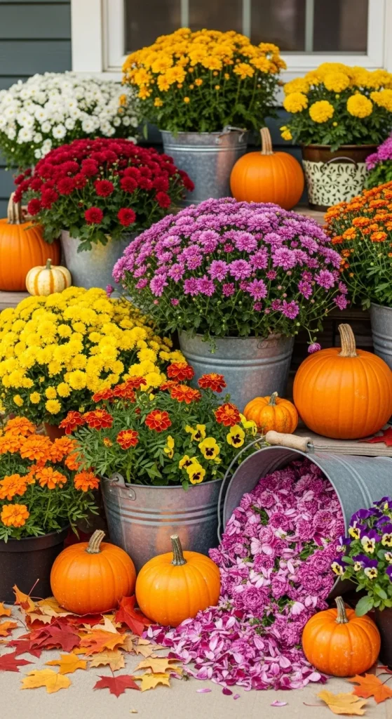 Add Fall Blooms in Every Corner