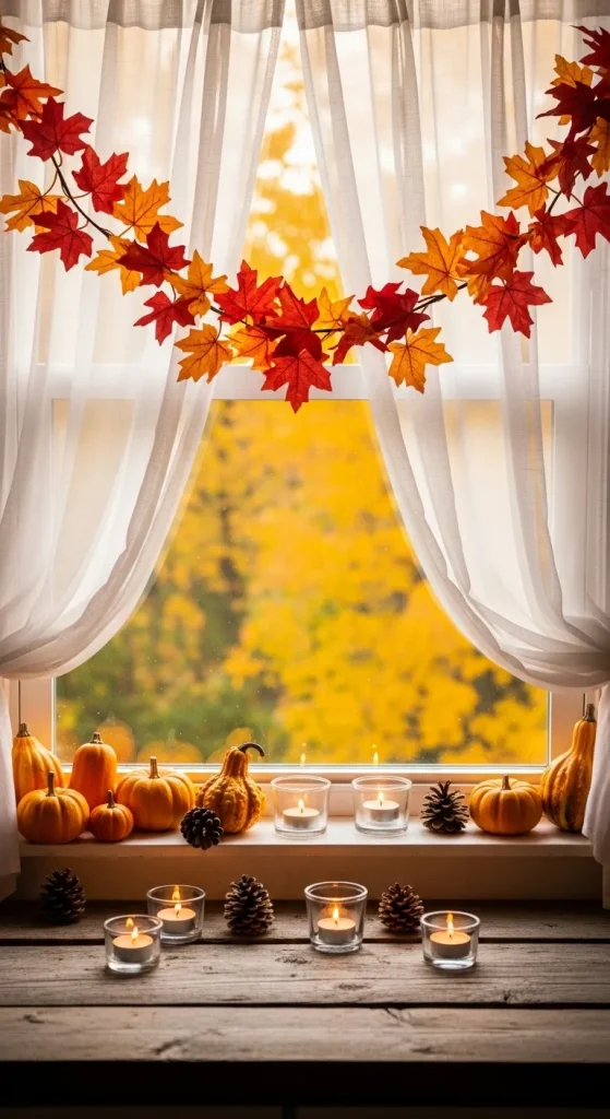 Add Fall Touches to Your Window