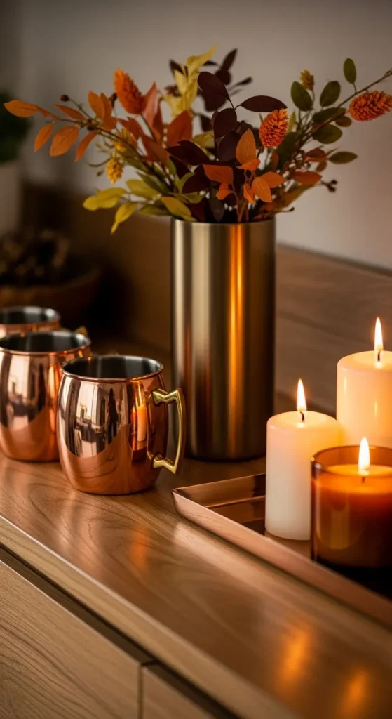 Adding in Copper and Gold Accents