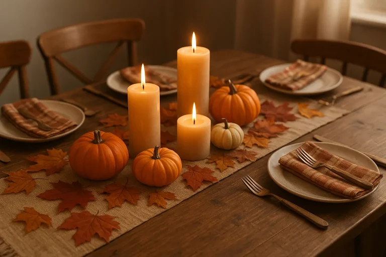 fall table decor ideas