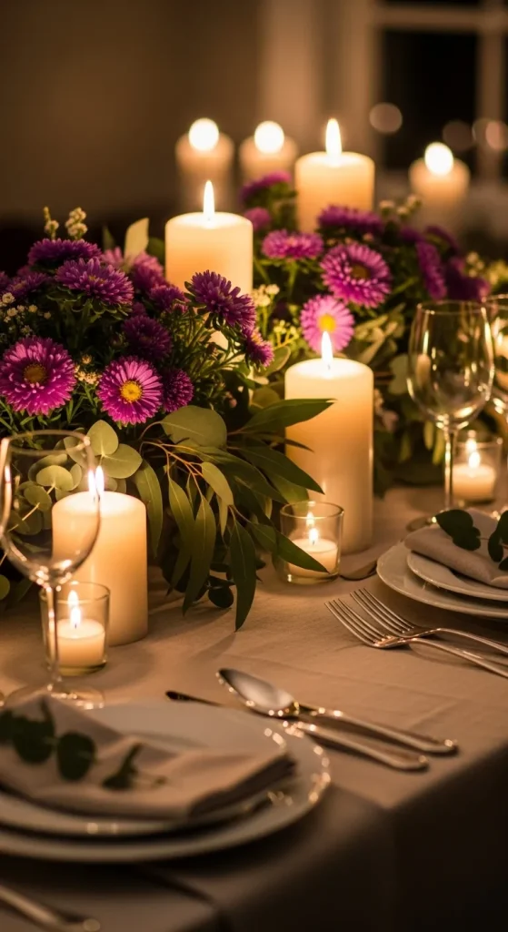 Cozy Candlelight Clusters for Intimacy