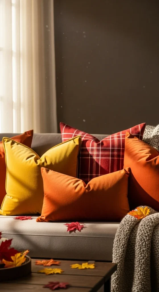 Cozy Velvet & Plaid Pillows