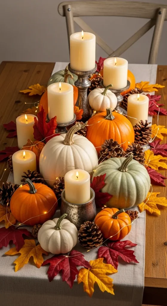 Create a Cozy Fall Table Centerpiece