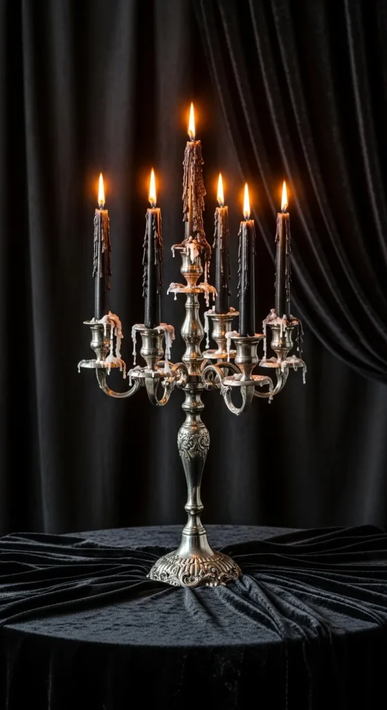 Create a Spooky Focal Point with Candelabras