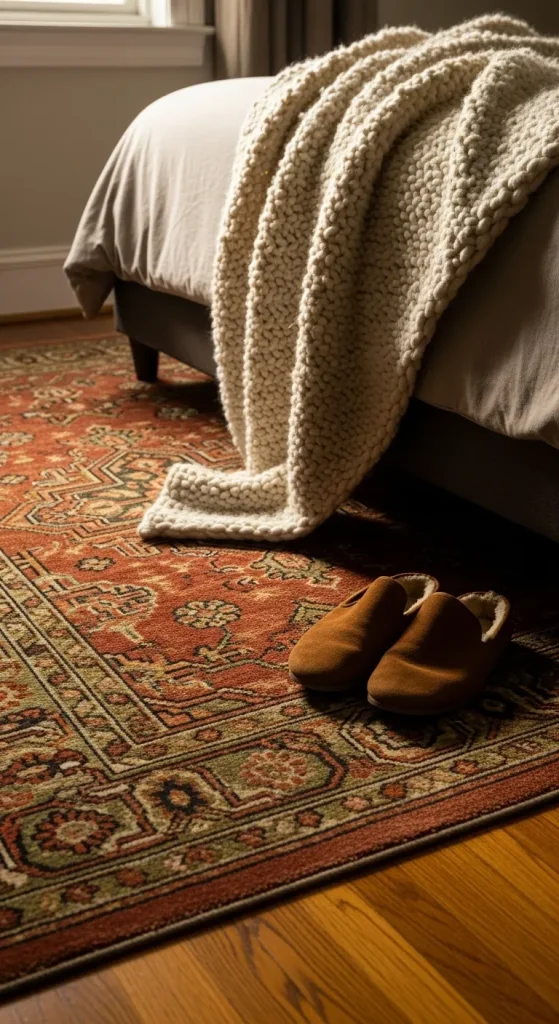 Don’t Forget the Cozy Rug Underfoot