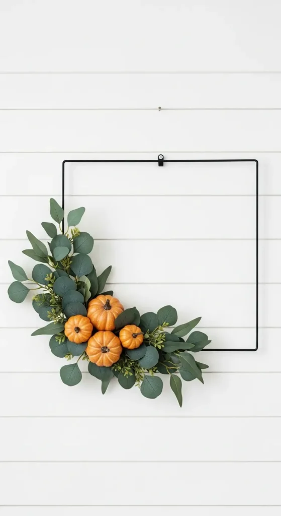 Easy Modern Square Wreath