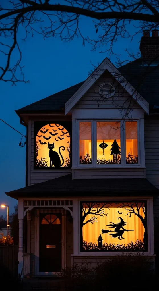 Glow-in-the-Dark Window Silhouettes