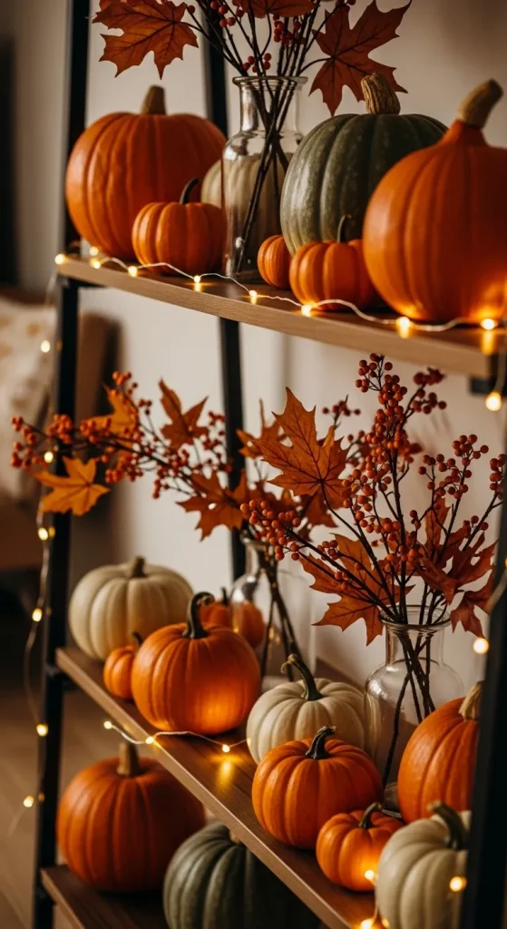 golden glow with fairy lights