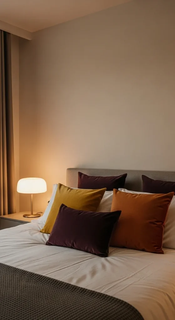 Keep It Modern Aesthetic with Color and Pillows
