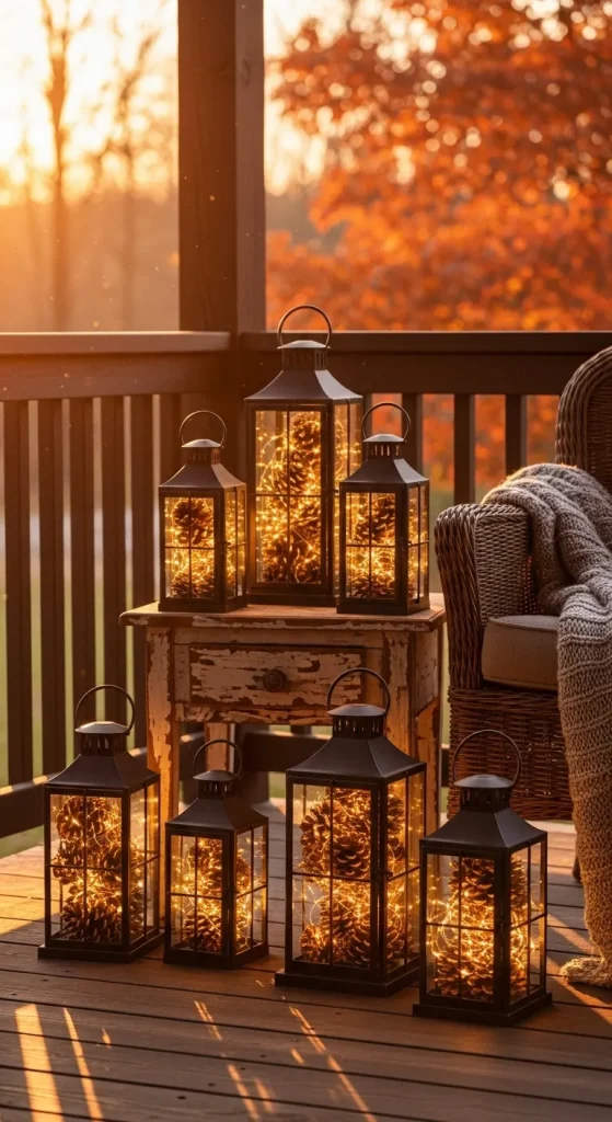 Lanterns with Twinkle Lights for Glow