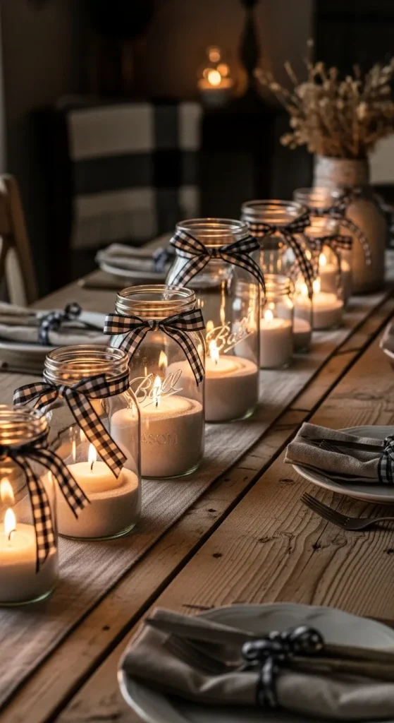 Mason jar-Candle-Cluster