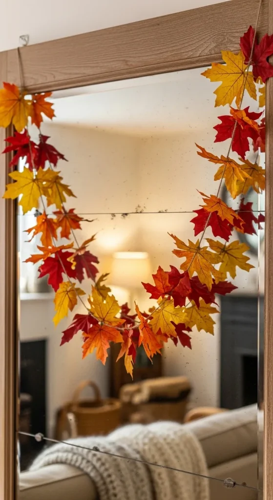 My Fun DIY Leaf Garland Project