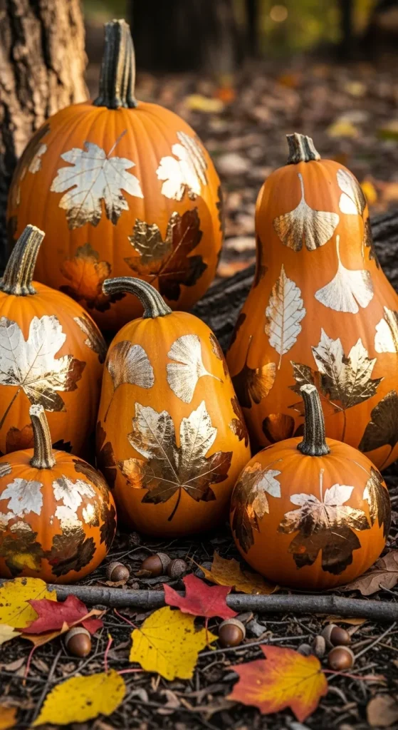 Nature-Inspired Leaf Print