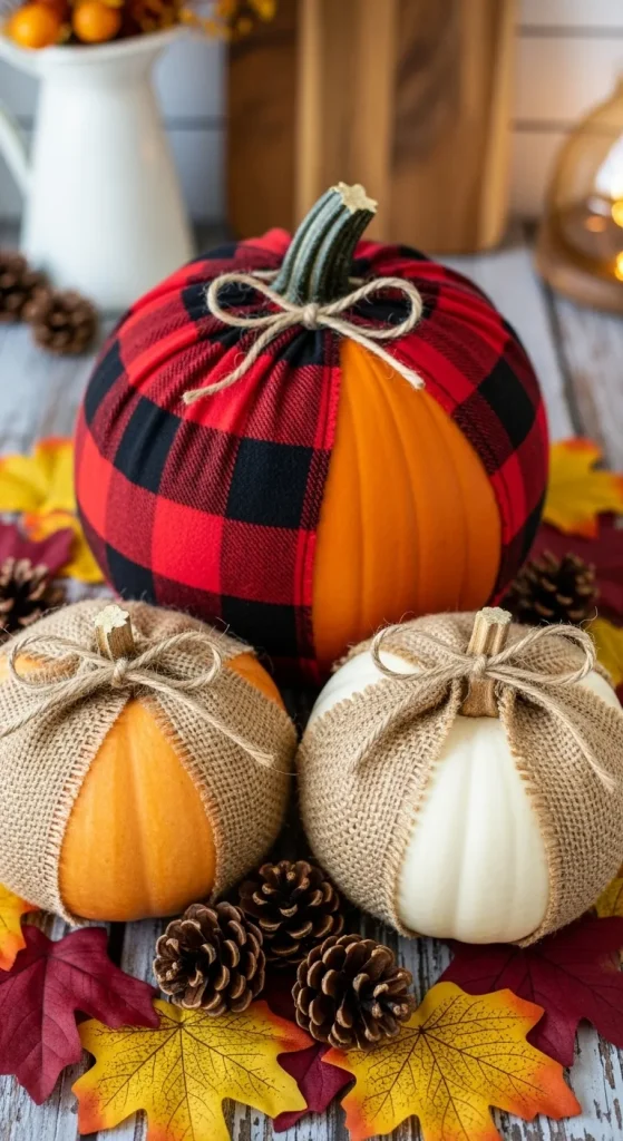 ustic Farmhouse Fabric Wrap