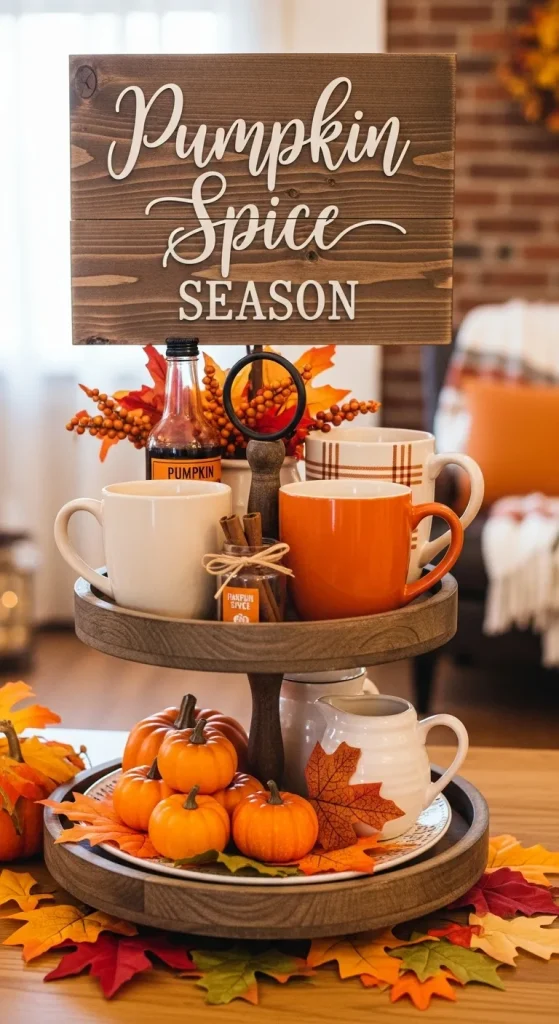 Set Up a Fall Coffee or Tea Station