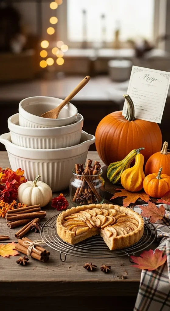 Set Up a Mini Fall Baking Station