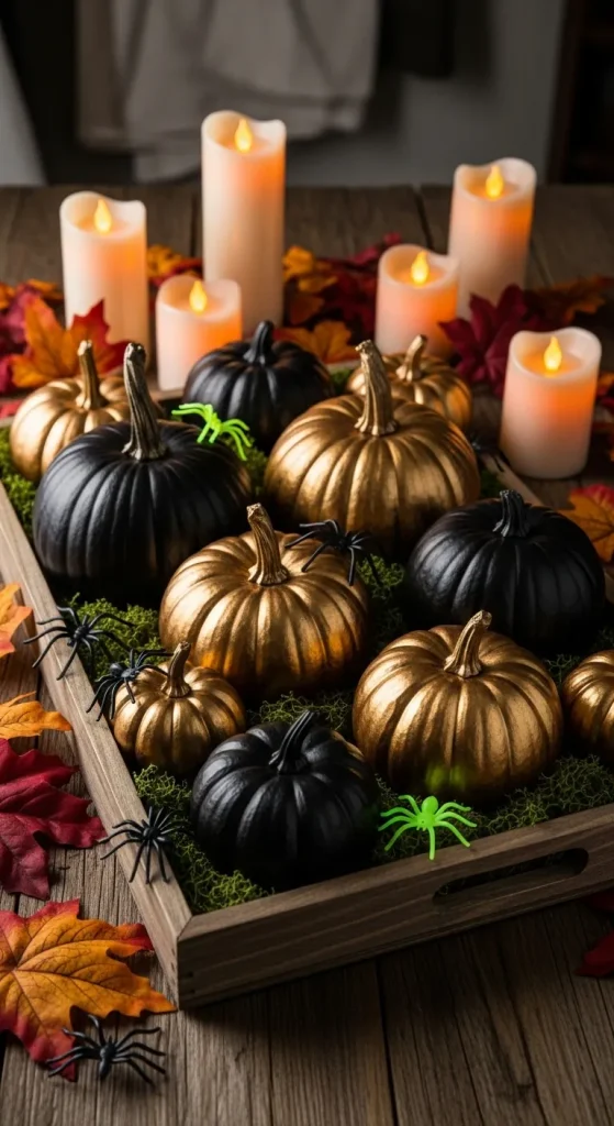 Spooky Glam Gourd Centerpieces