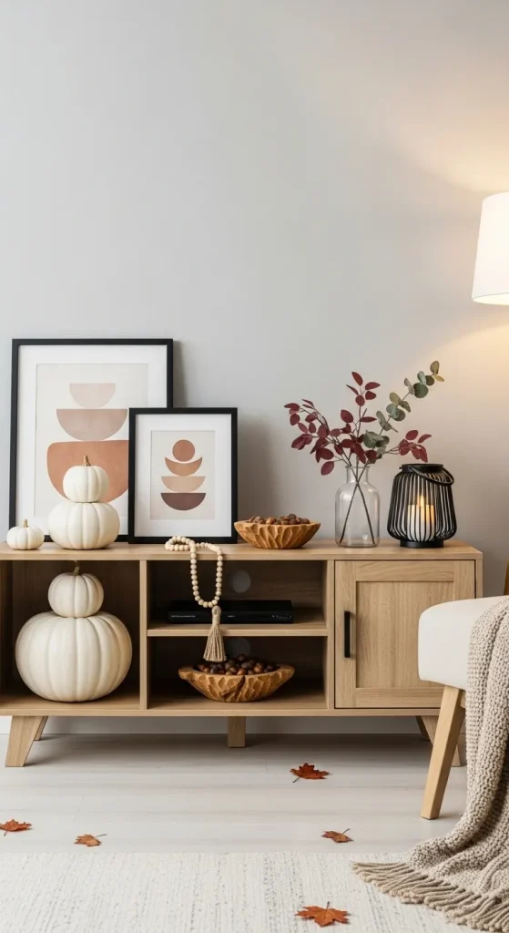 Style Your TV Stand for High-Contrast