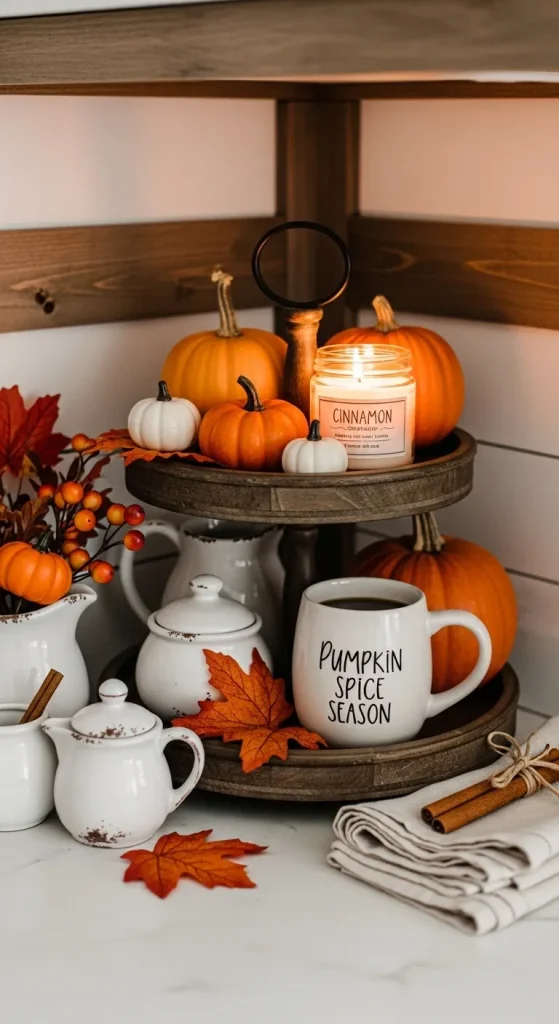 Style a Cozy Fall Coffee Corner