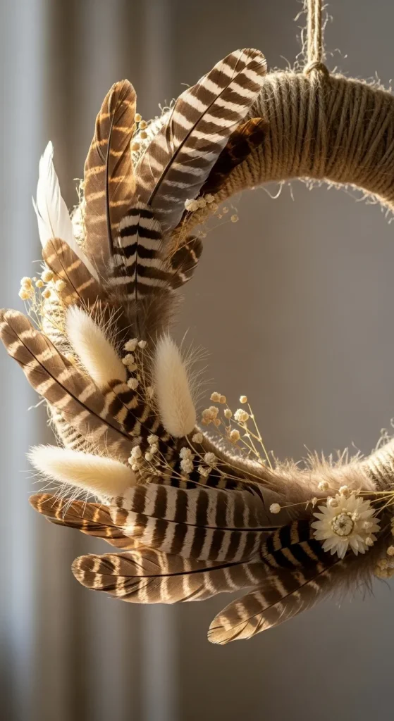 The Feather and Twine-Wreath