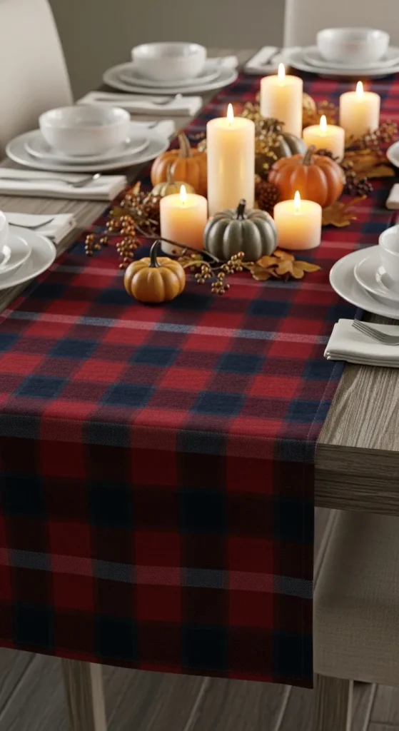 The Flannel Table Runner Swap