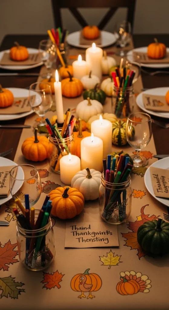 10 Creative Thanksgiving Table Runner Ideas to Make Your Feast Sparkle! 5 the Paper & Gratitude Project (Personal & Interactive)