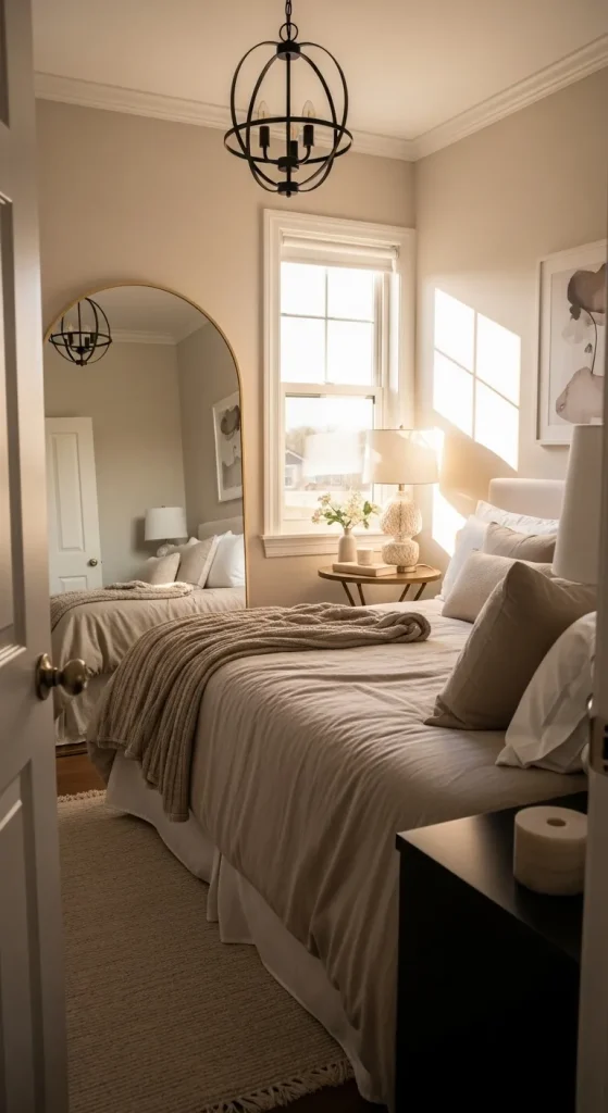 Add ONE Big Mirror Opposite the Window