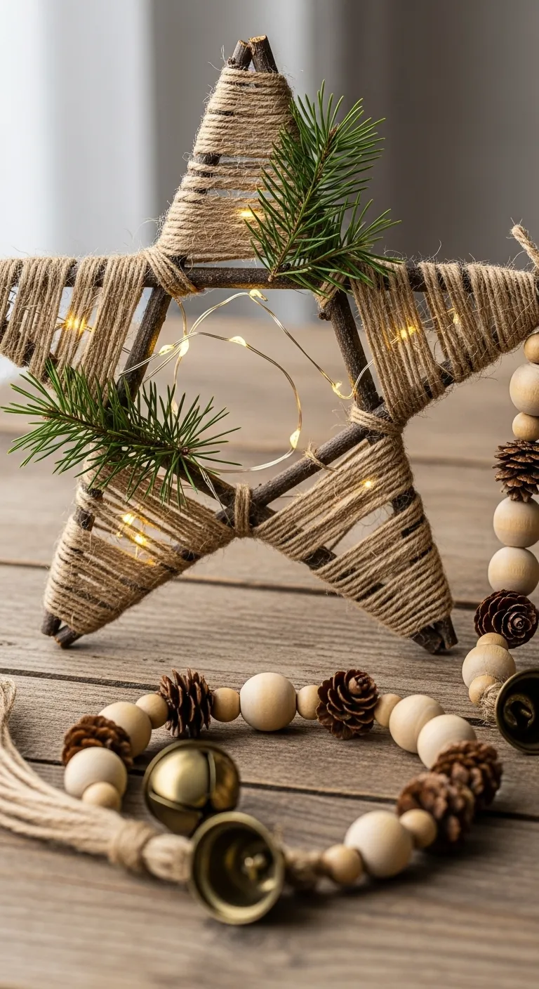 Advanced DIY wig Star & Wood-Beaded Garland