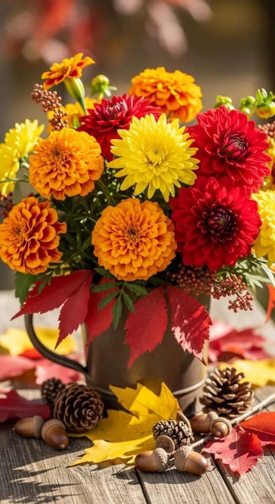 Autumn-Inspired Thanksgiving Floral Arrangements