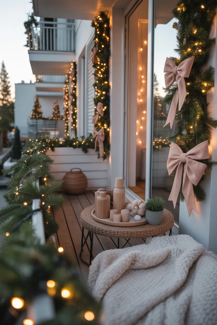Balcony Christmas Decor Ideas for 2025-2026