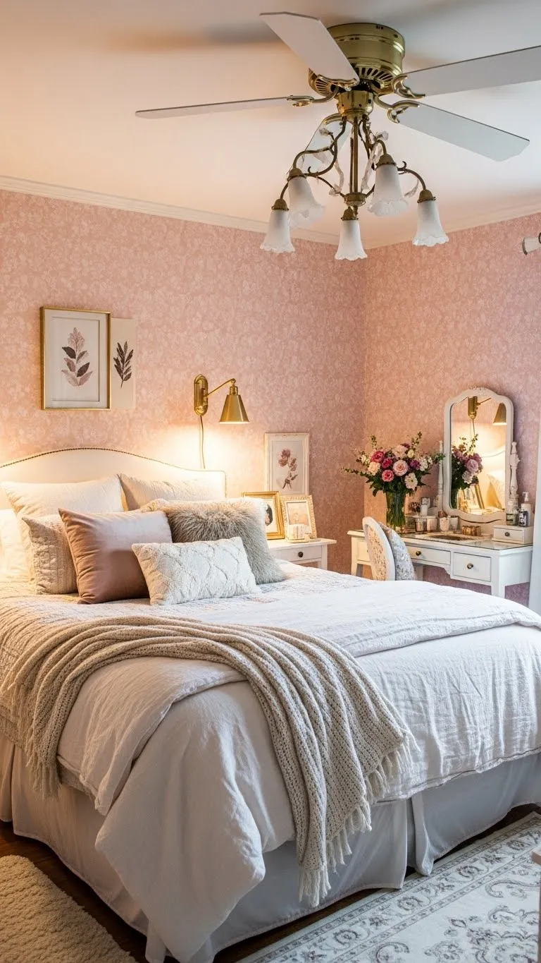 Blush Pink Wallpaper for Soft Warmth