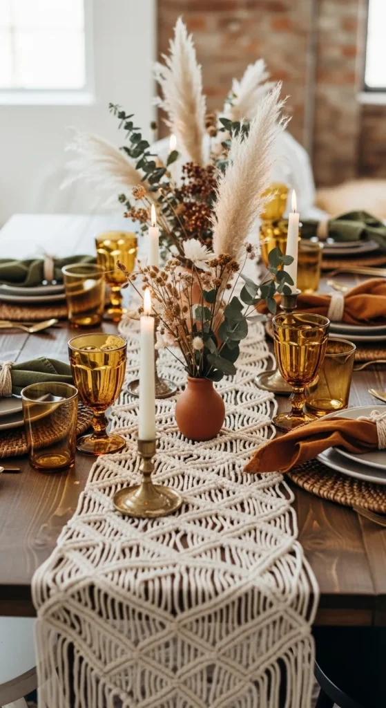 Boho Thanksgiving Table