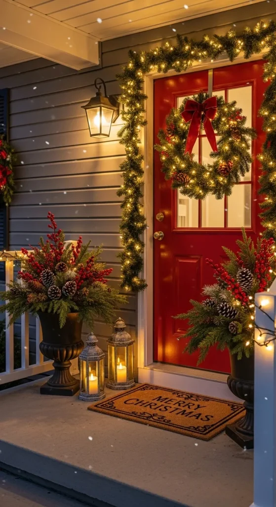 Bring Christmas Outdoors with a Festive Porch Display