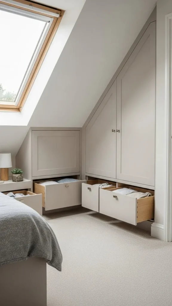  Built-in Storage Under Knee Walls