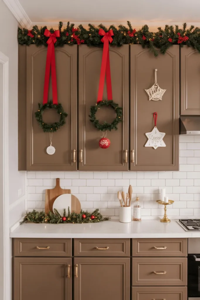 Cabinet Makeovers with Seasonal Decor