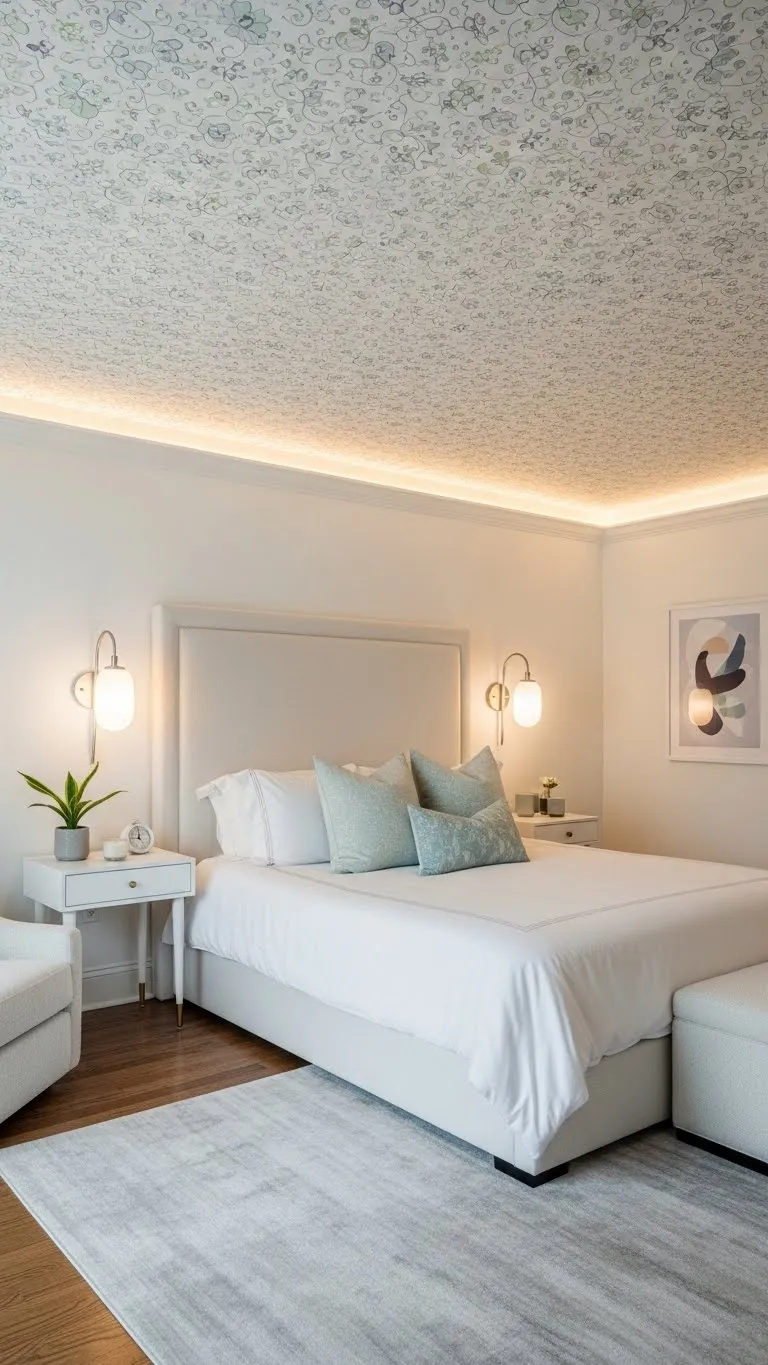 Ceiling Wallpaper for Unexpected Drama