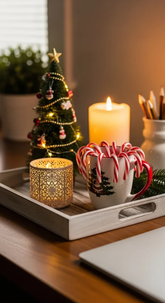 Christmas Desk Tray Display