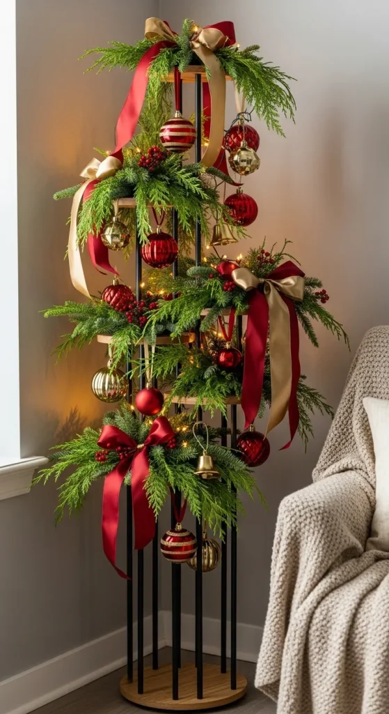 Christmas Ornaments and Ribbons