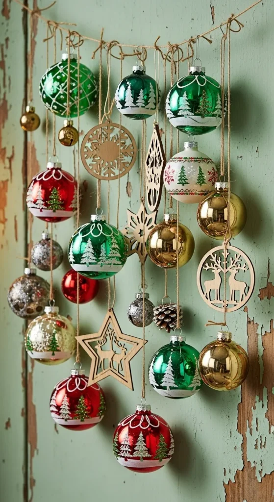 15 Stunning Christmas Wall Hanging Ideas to Instantly Transform Your Home 8 Christmas Wall Ornaments