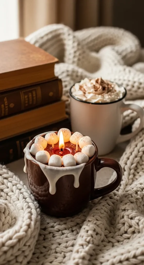 Cozy Cocoa Candles – Sweet and Snuggly