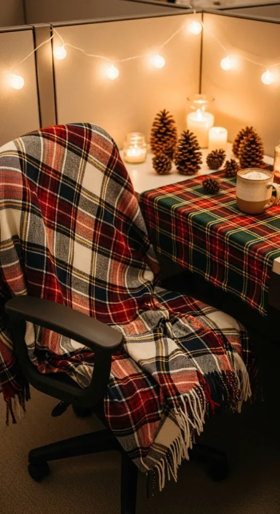 Cozy Plaid & Fabric Touches