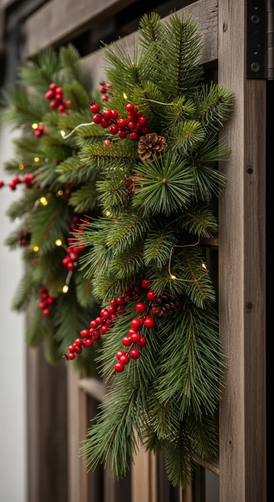 DIY Christmas Garland for Your Entryway