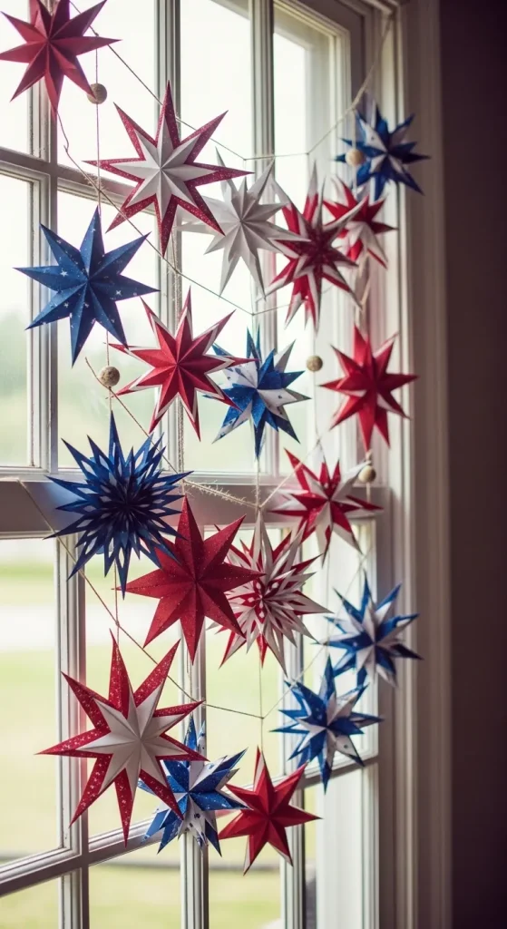 DIY Paper Stars Garland